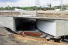 Fot. 21. odbudowywany tunel w ciągu łącznicy wjazdowej w relacji północ-wschód na węźle Modlińska_2015-05-15